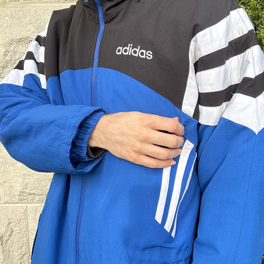 1990's Adidas Light Puffer Jacket - L/XL