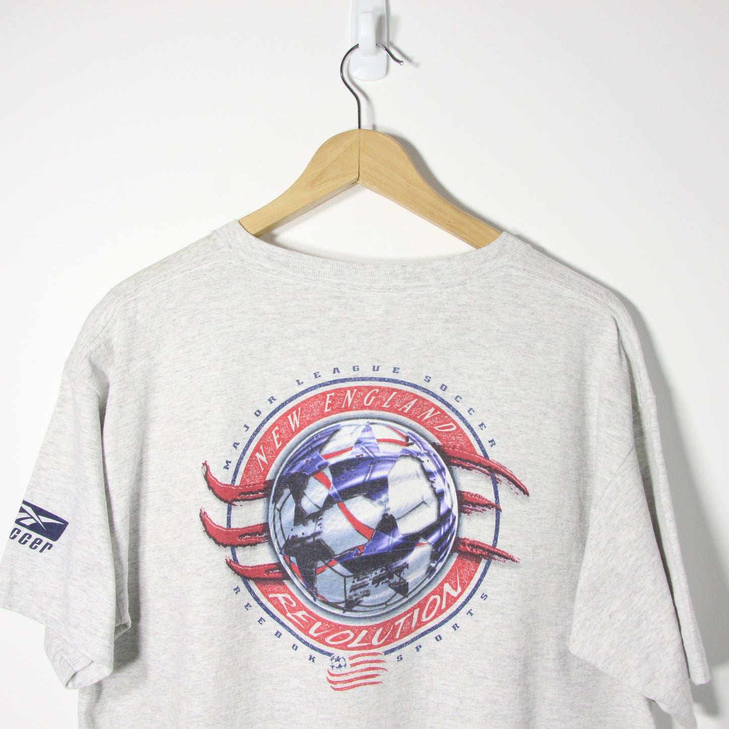 1990's Reebok New England Soccer Tee - L