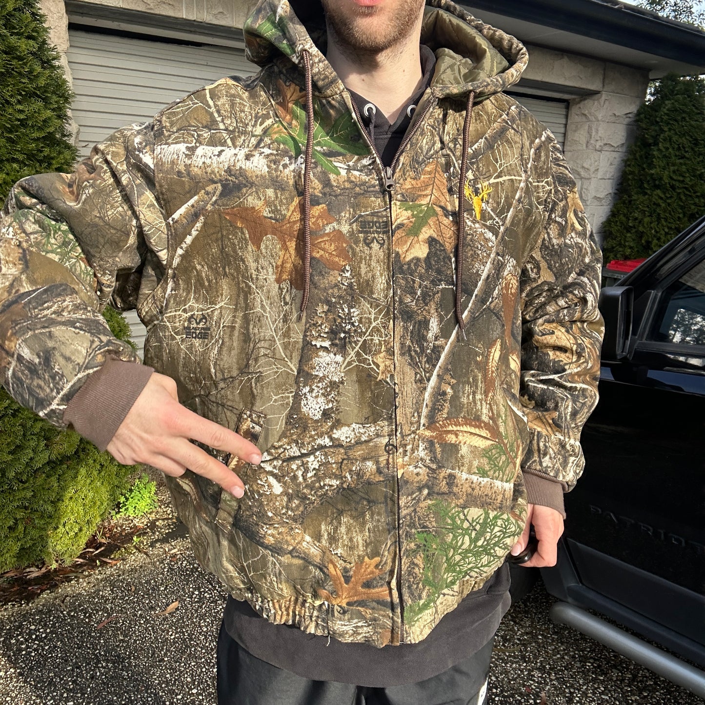 Vintage Hotshot Realtree Camo Jacket - XL