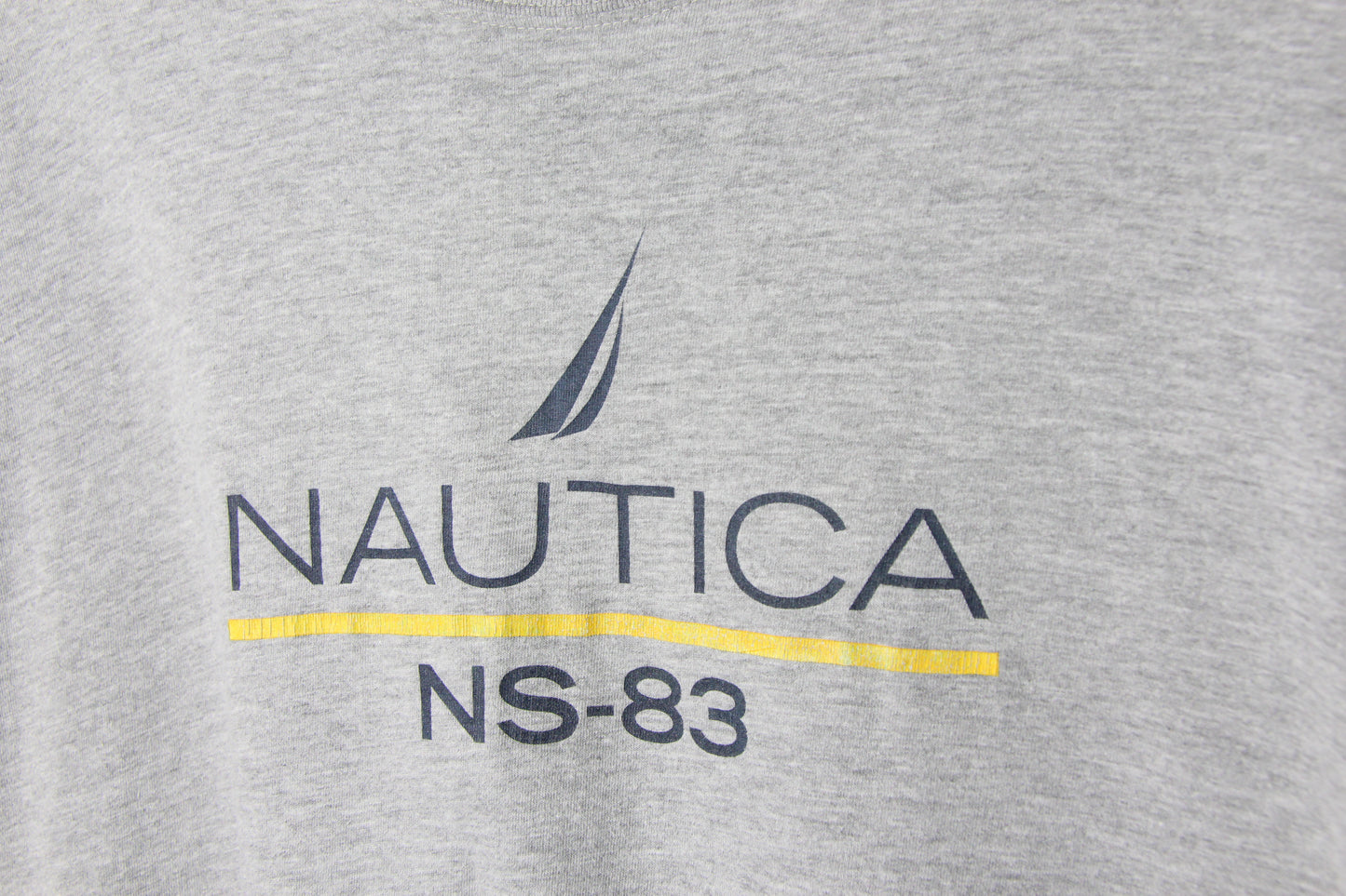 Preloved Nautica Grey T-shirt - XL