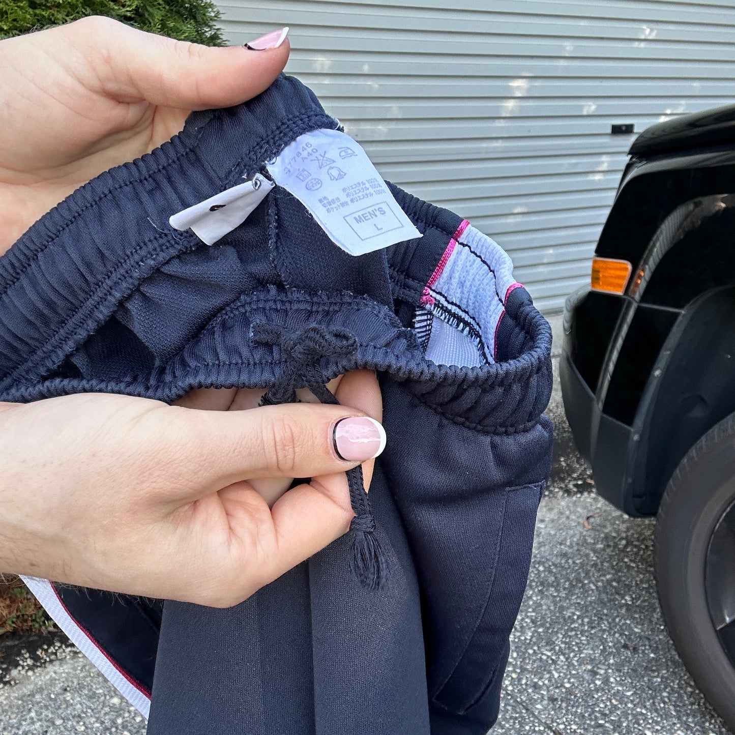 Vintage Navy NIke TRack Pants - L