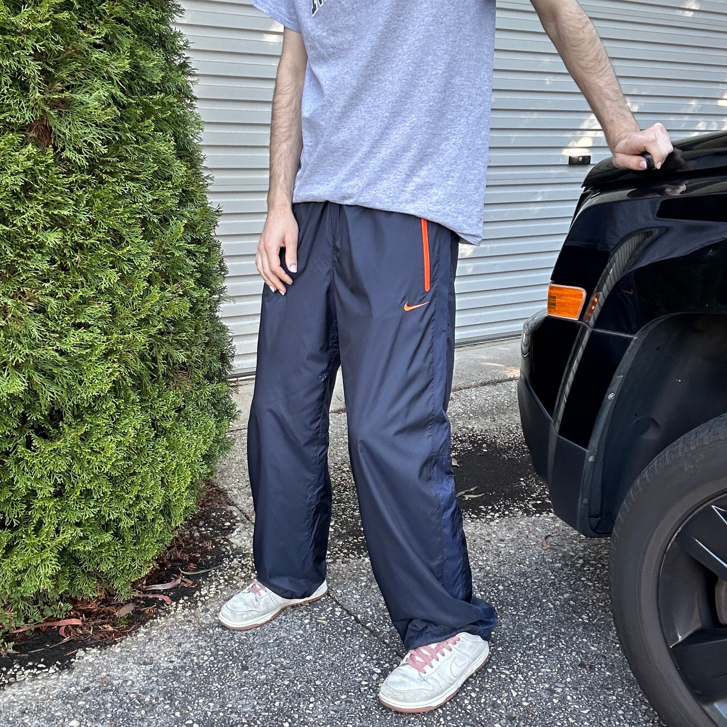 Vintage Nike Navy Track Pants - L