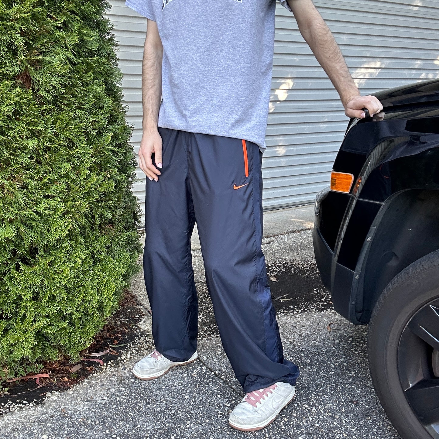 Vintage Nike Navy Track Pants - L