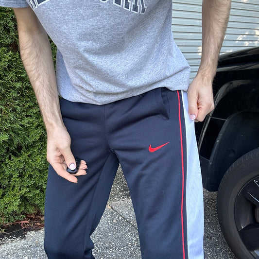 Vintage Navy Nike Track Pants - S