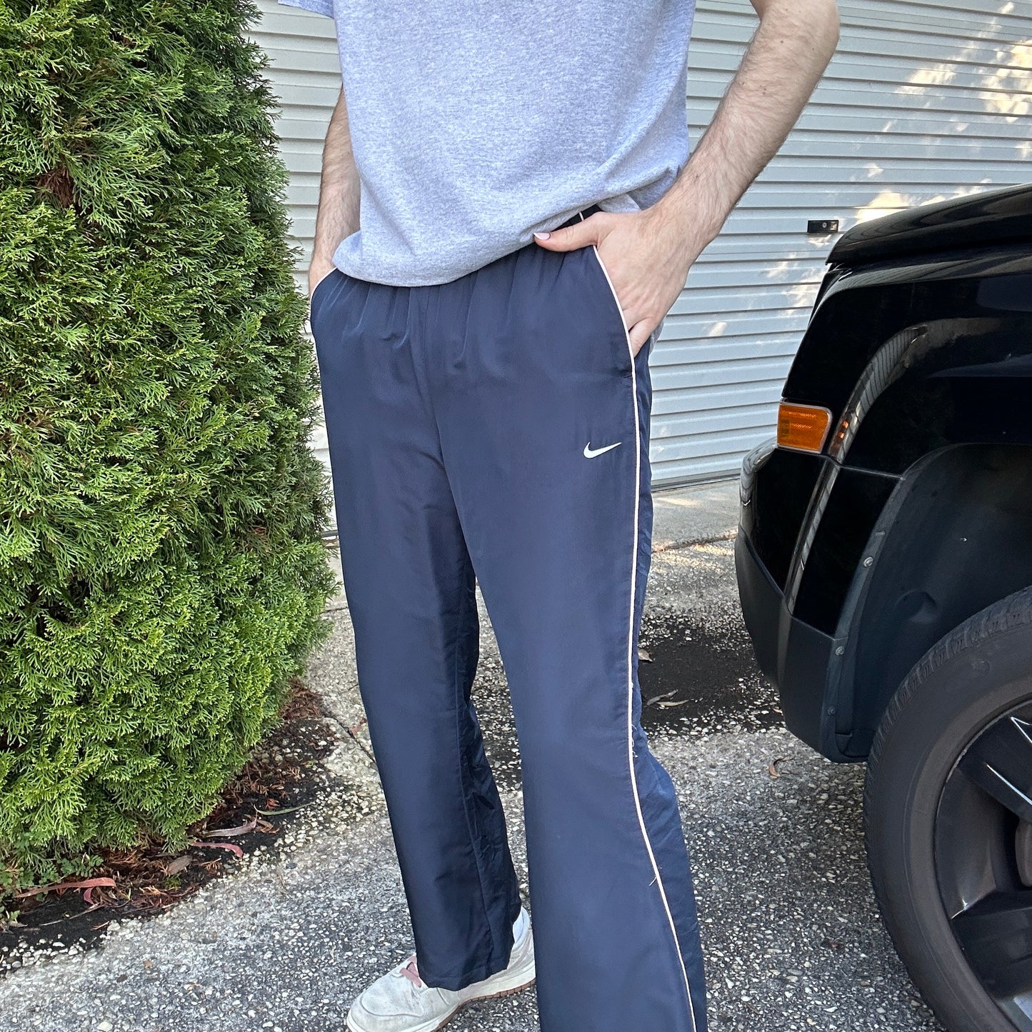 Vintage Nike Navy Track Pants - M(W)