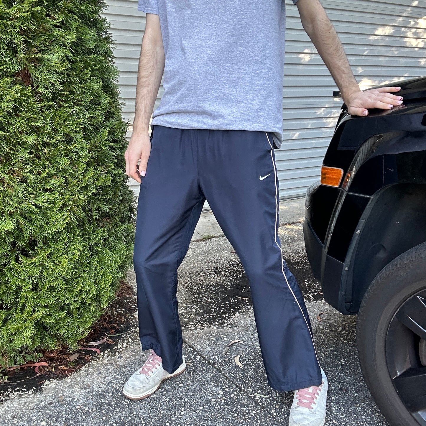 Vintage Nike Navy Track Pants - M(W)