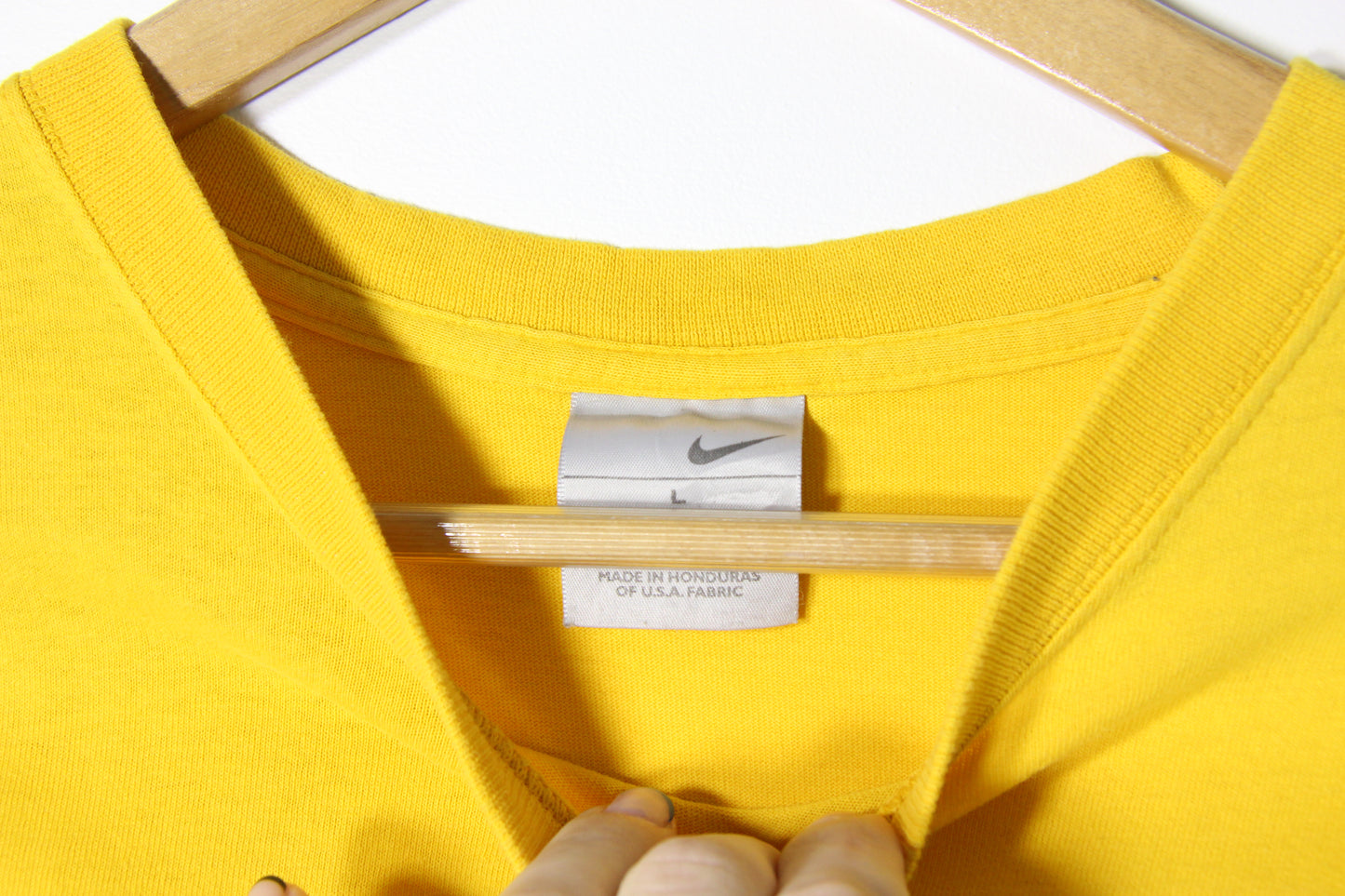 Vintage Yellow Nike T-shirt - L