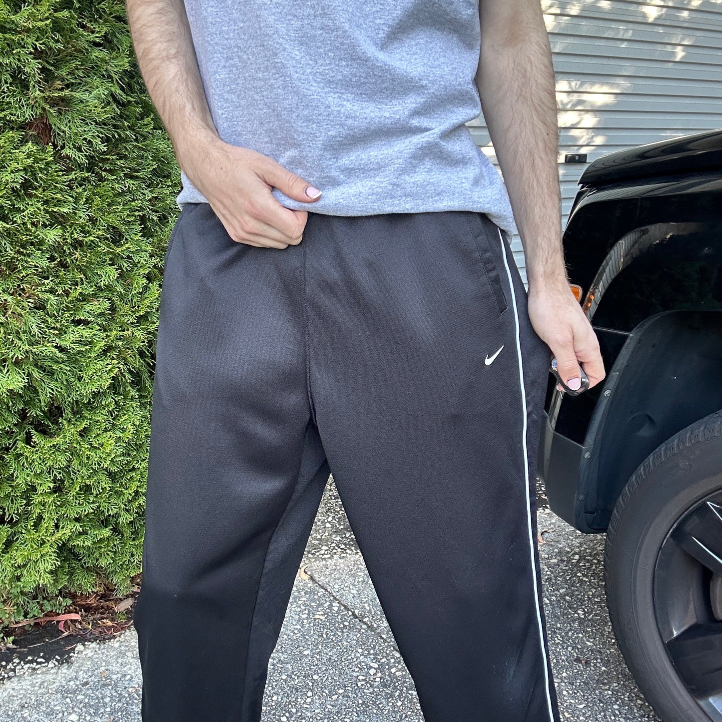 Vintage Nike Black Track Pants - XL