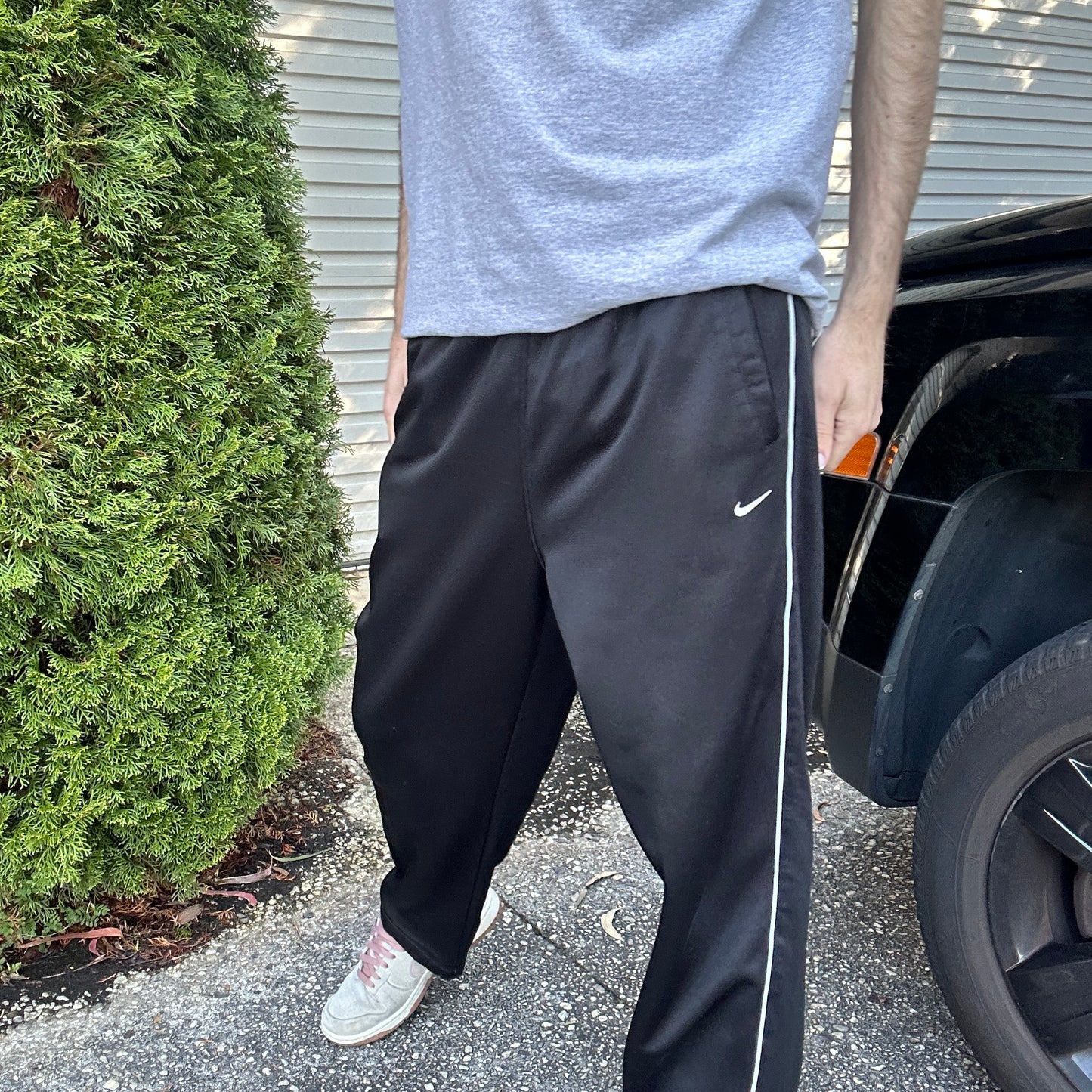 Vintage Nike Black Track Pants - XL