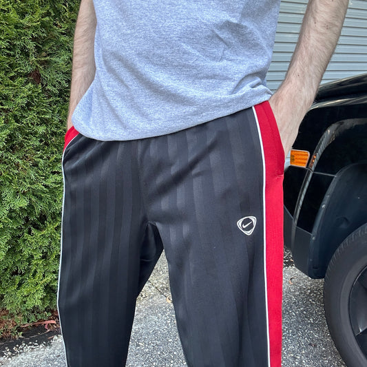 Vintage Black Nike Track Pants - M