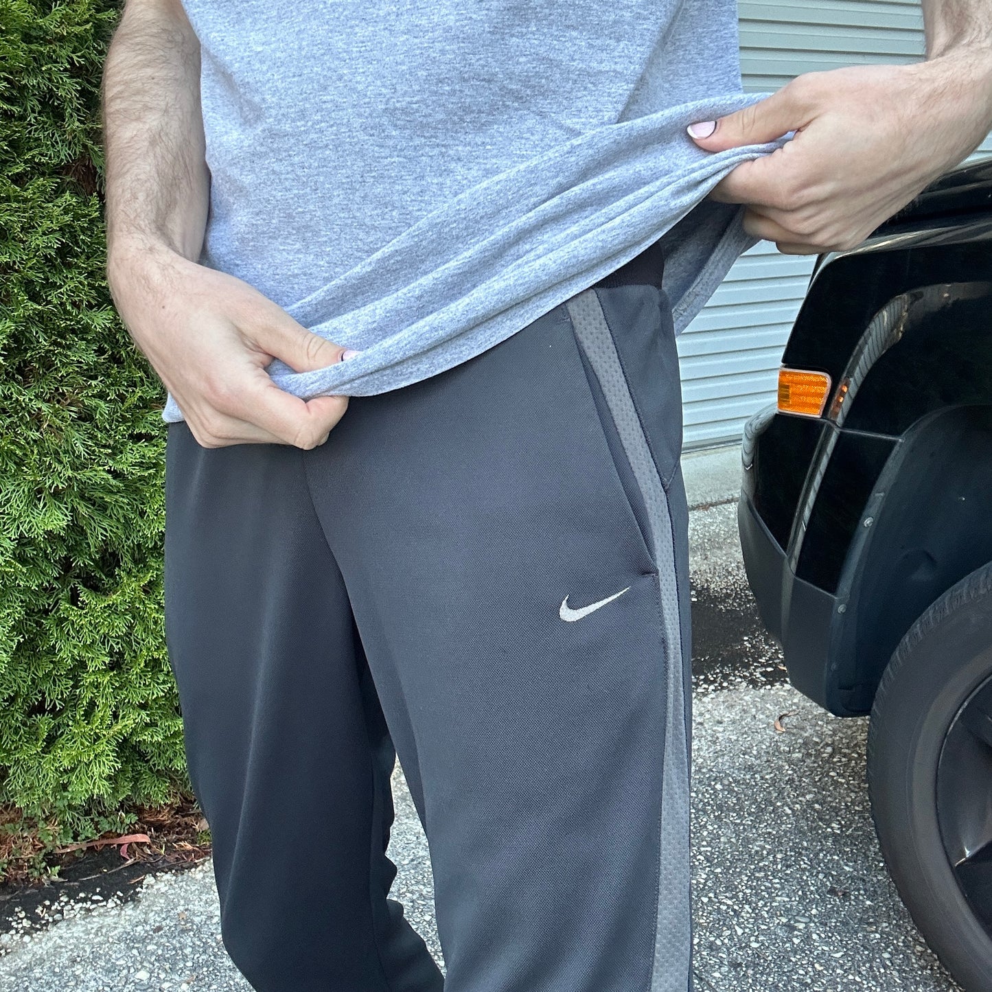 Vintage Black Nike Track Pants - L(w)