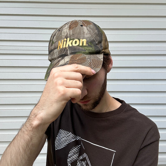 Vintage Nikon Realtree Cap