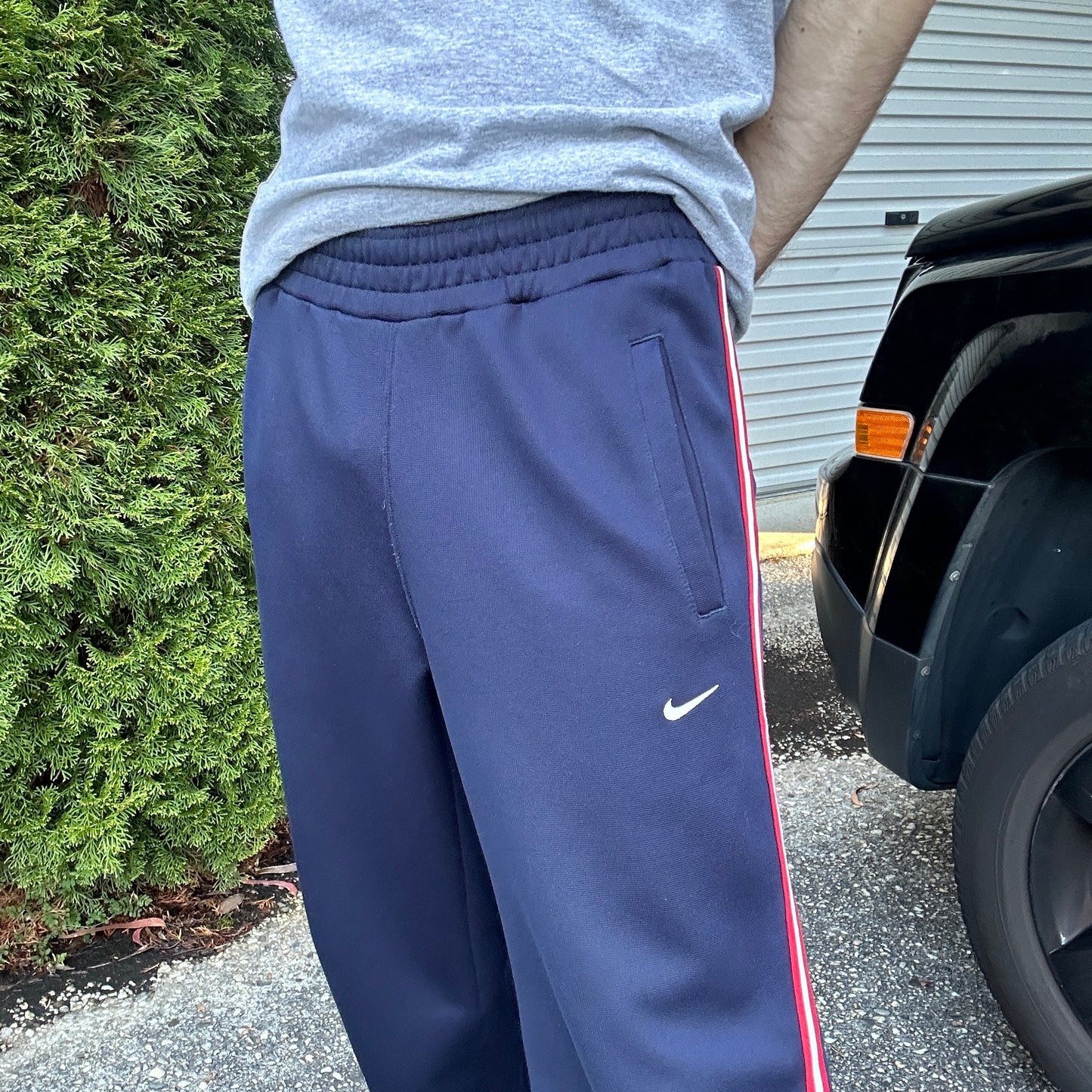 Vintage Navy NIke Track Pants - S