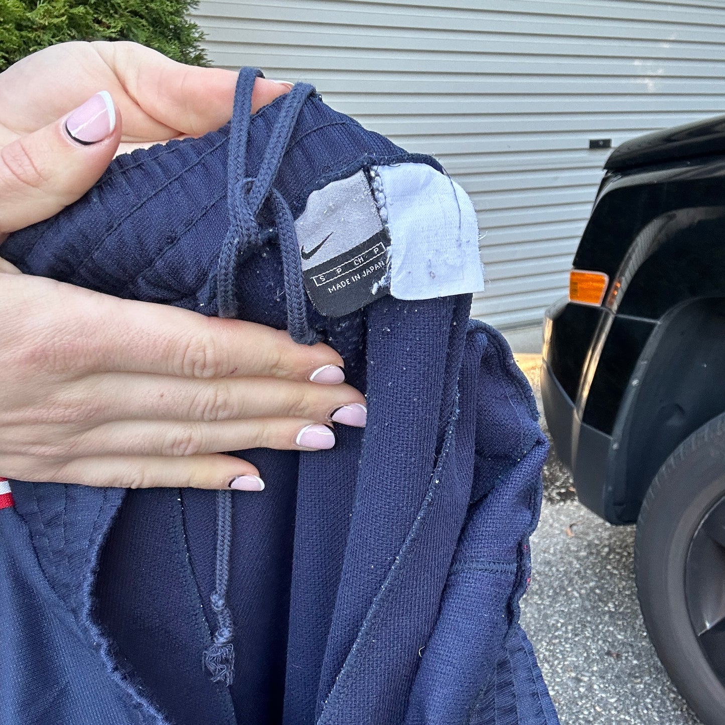 Vintage Navy NIke Track Pants - S