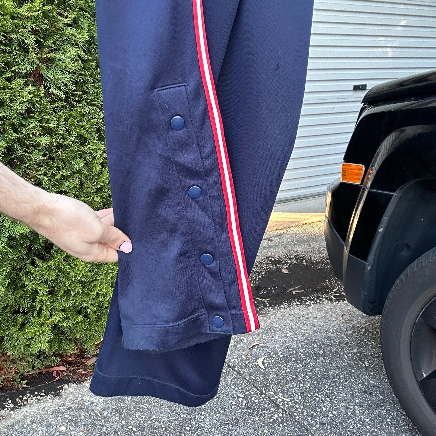 Vintage Navy NIke Track Pants - S