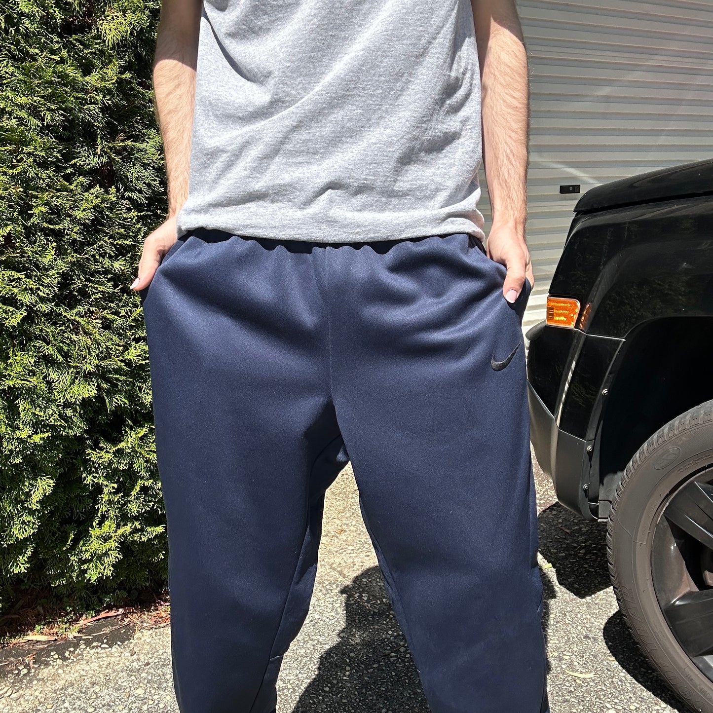 Vintage NIke Navy Track Pants - L