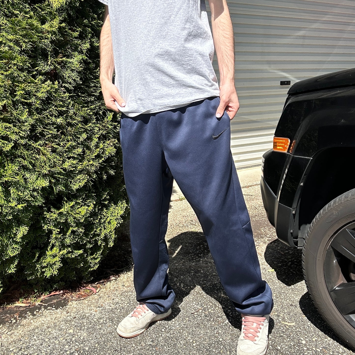 Vintage NIke Navy Track Pants - L