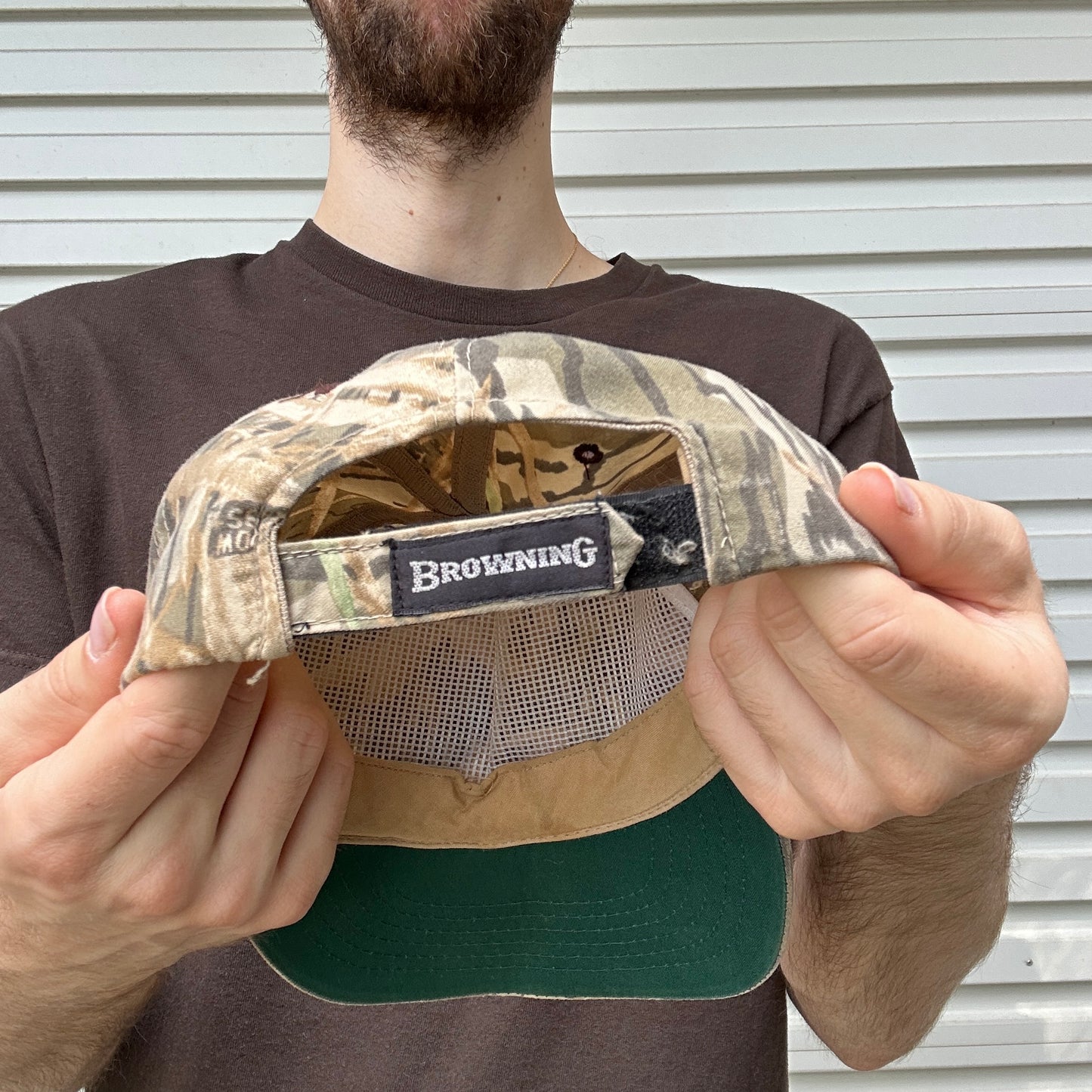 Vintage Browning Camo Cap