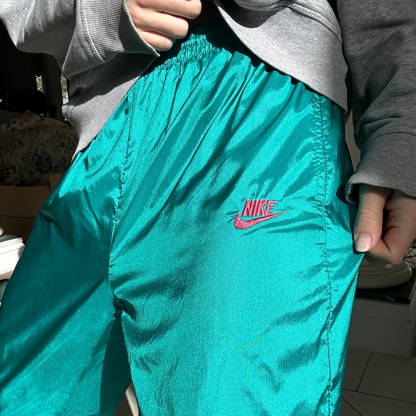 1990's Nike Retro Track Pants - M