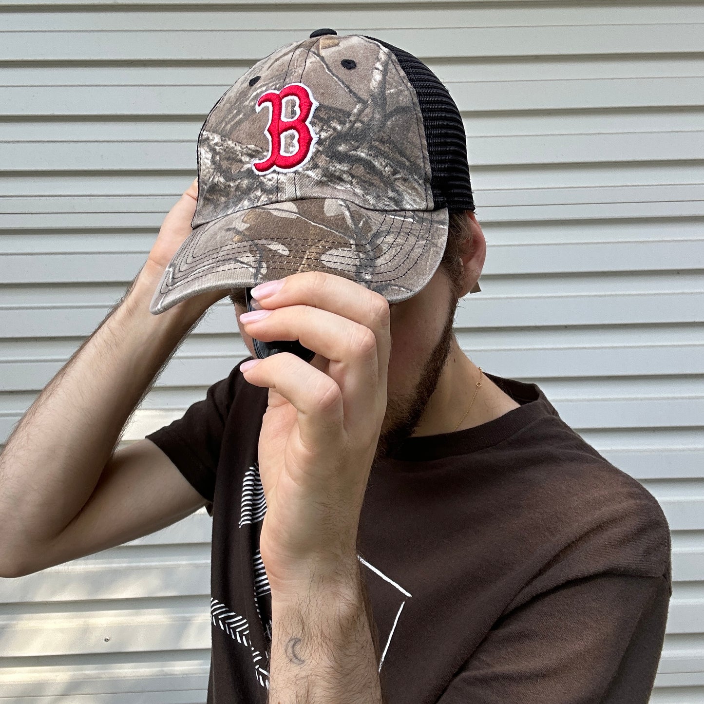 Vintage B Realtree Camo Cap