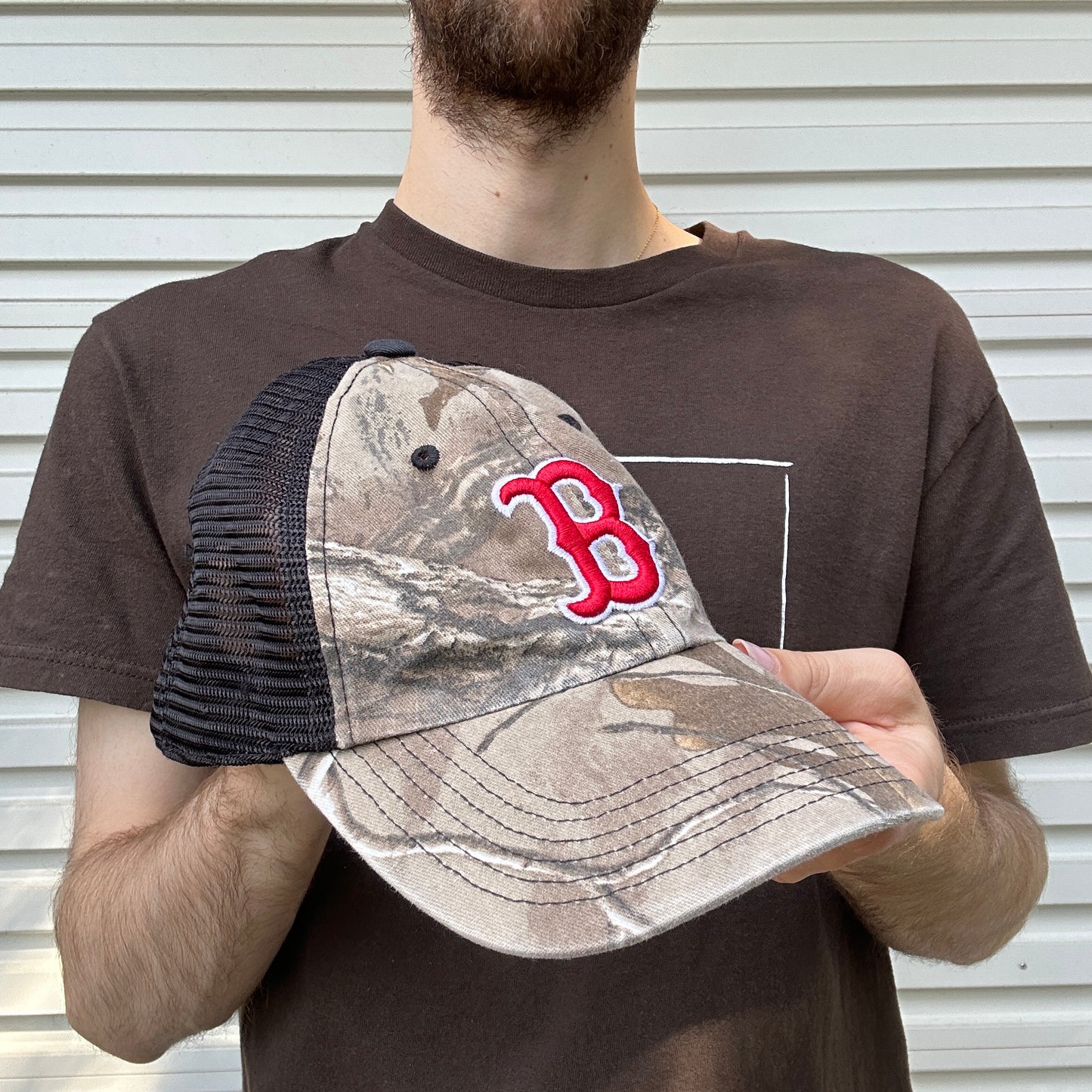 Vintage B Realtree Camo Cap