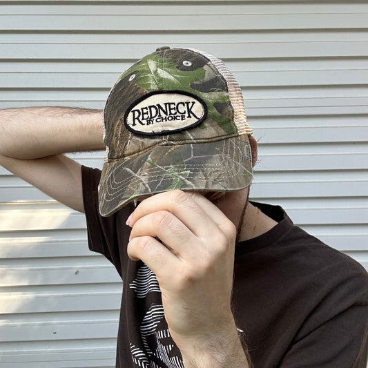 Vintage Redneck Realtree Camo Cap