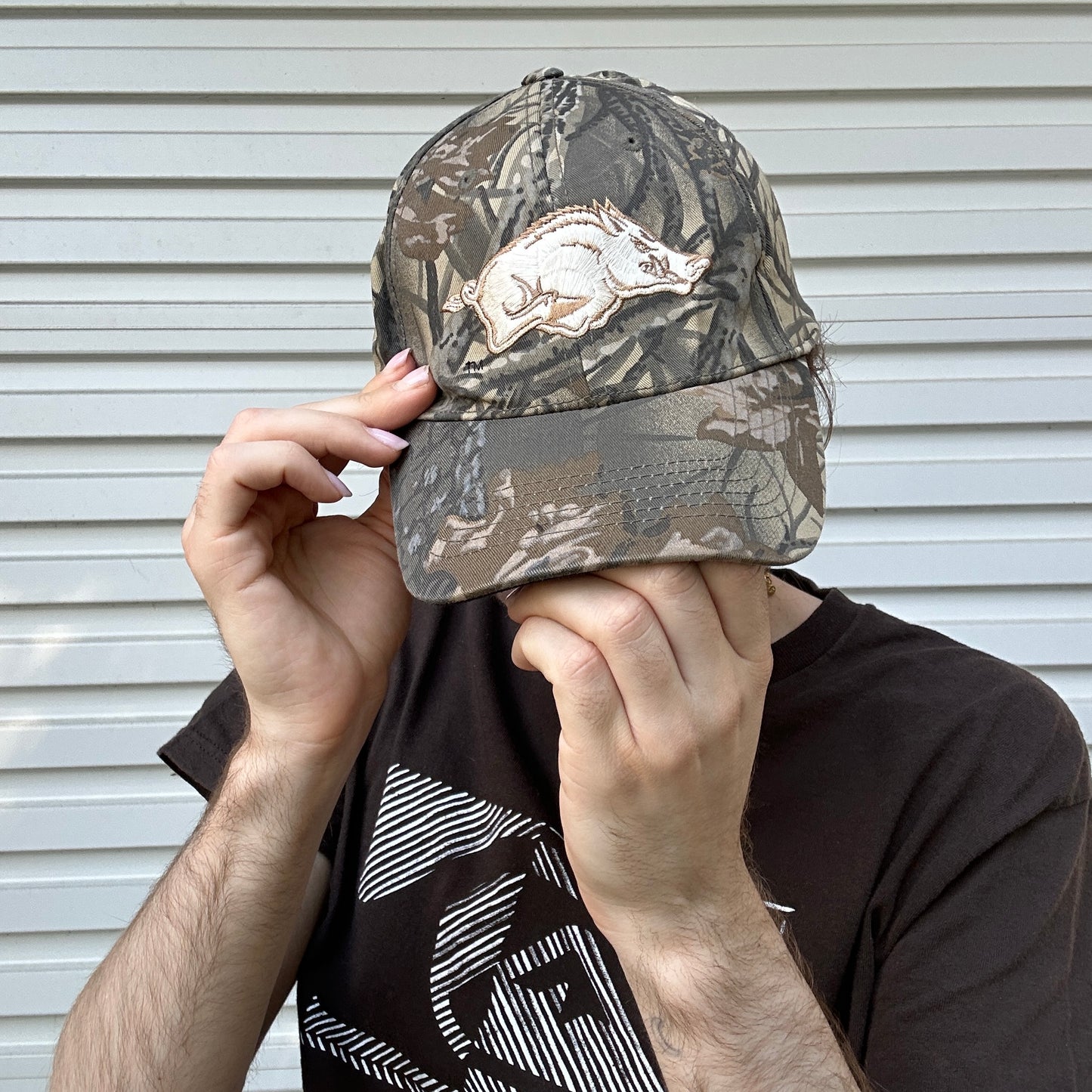 Vintage Arkansas Realtree Camo Cap