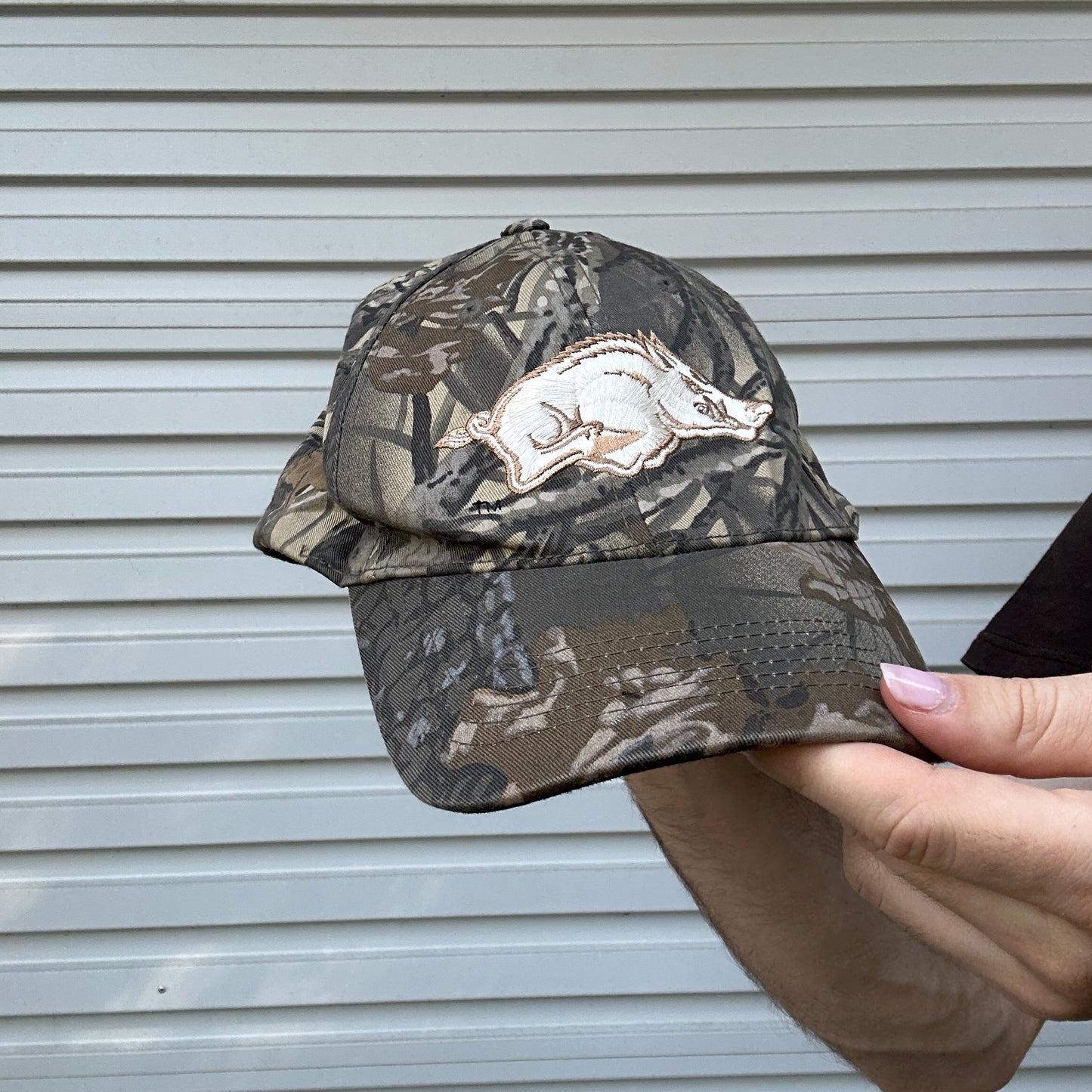 Vintage Arkansas Realtree Camo Cap