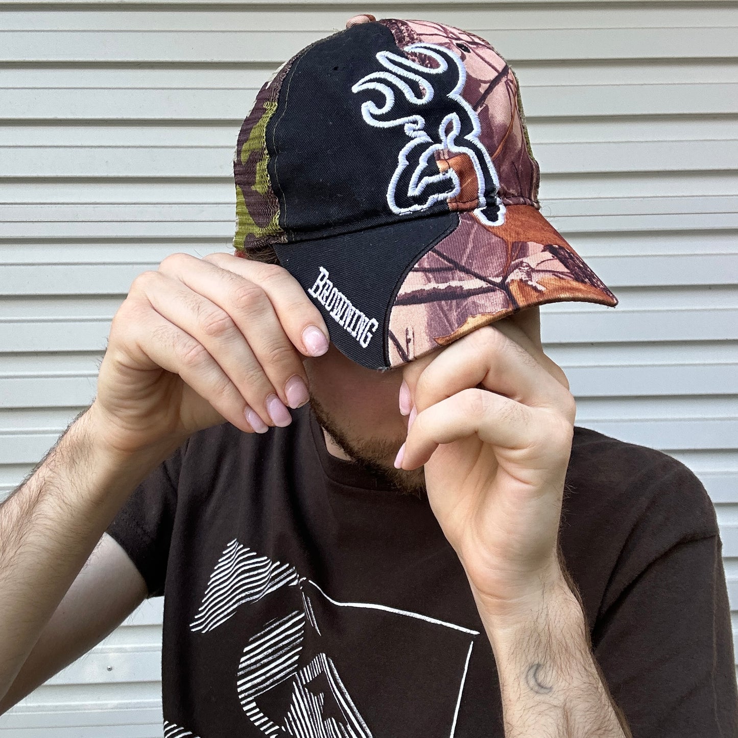 Vintage Browning Camo Cap