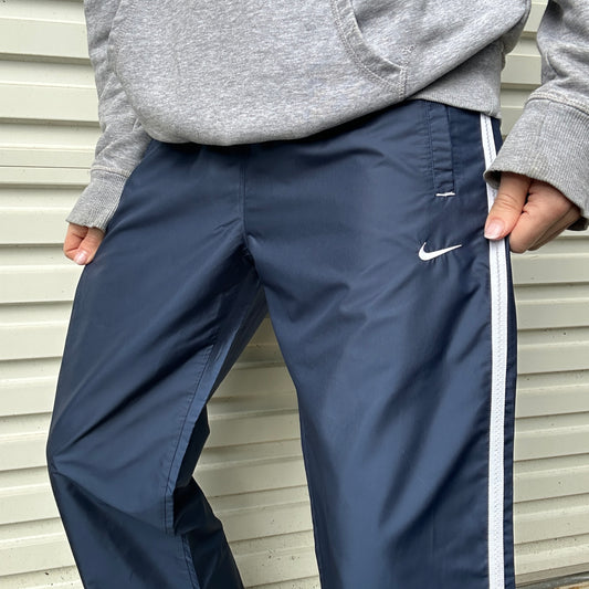 2000's Navy Nike Track Pants - S(W)