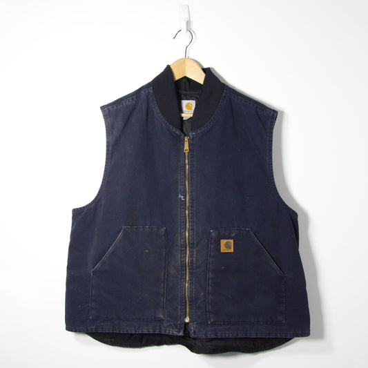 Vintage Carhartt Denim Vest Jacket - XL/XXL