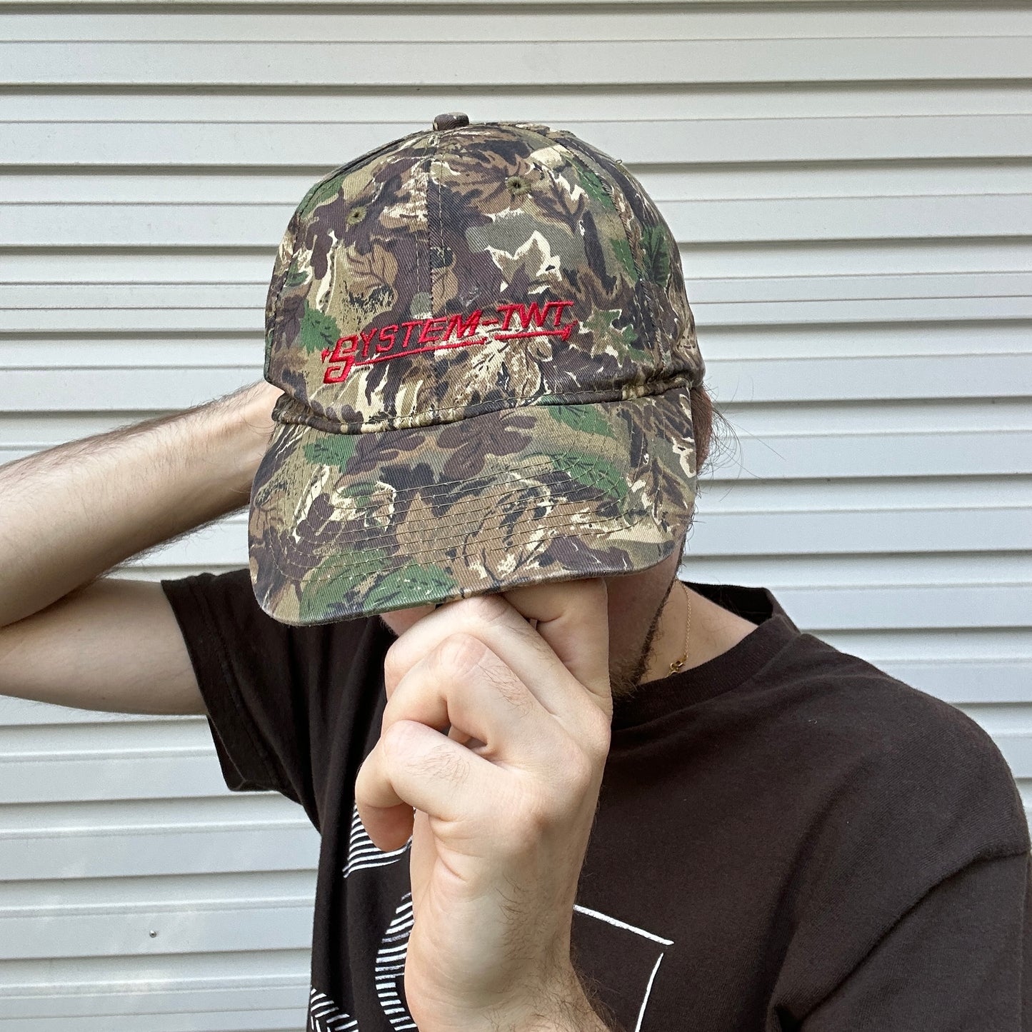 Vintage Systems Red Camo Cap