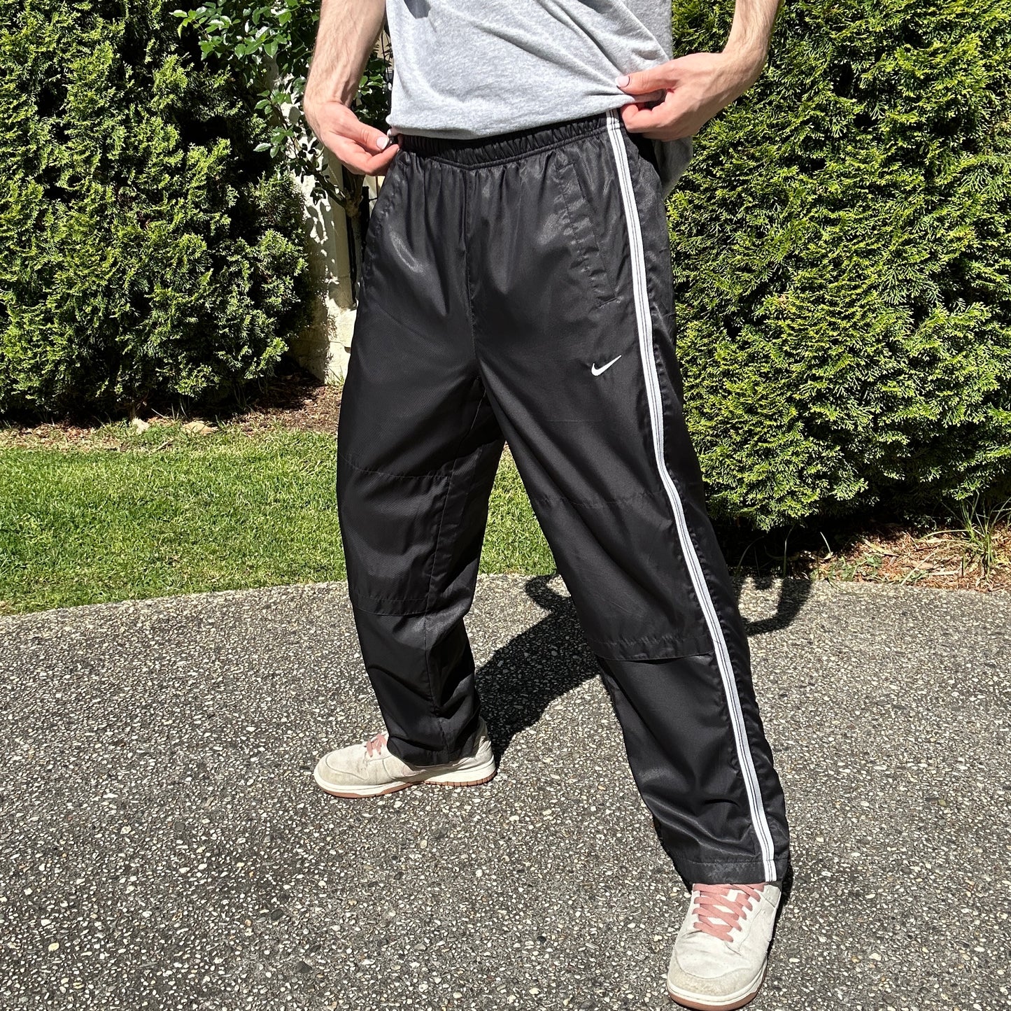 Vintage Black Nike Track pants - S