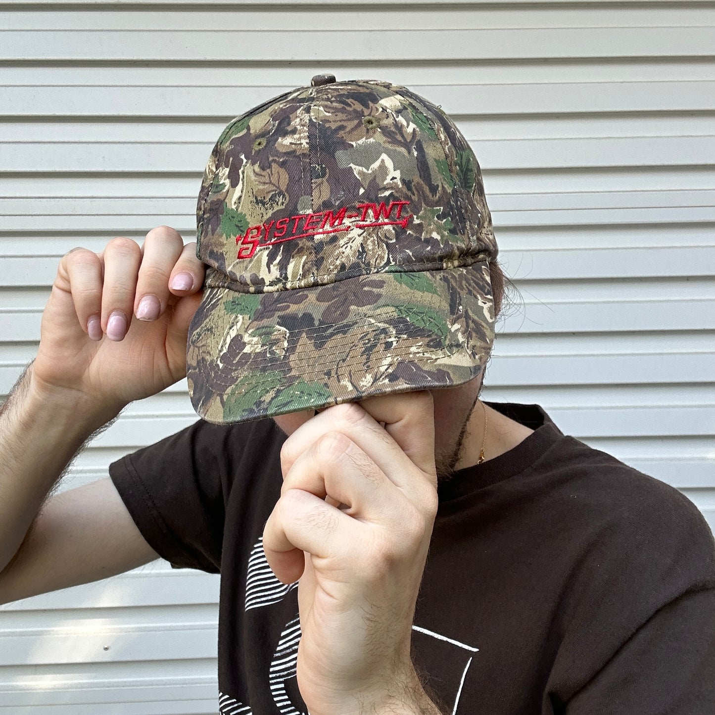 Vintage Systems Red Camo Cap