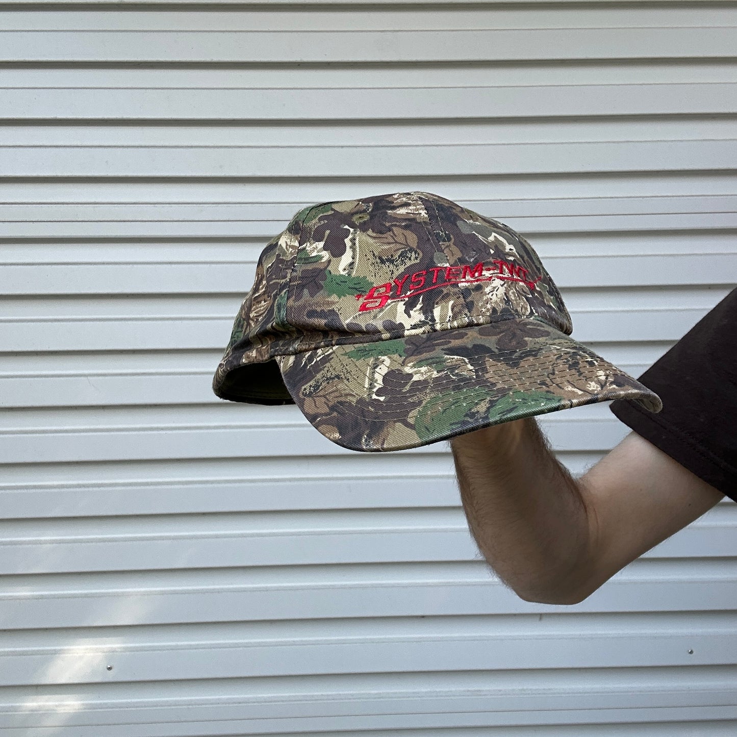 Vintage Systems Red Camo Cap