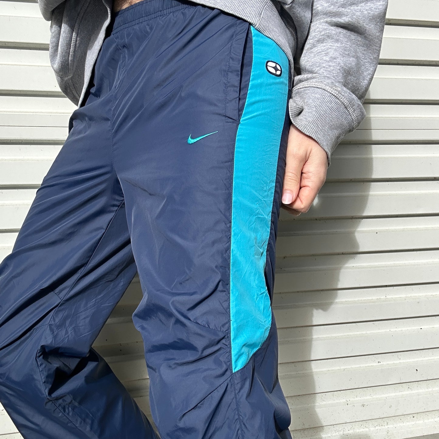 2000's Blue Nike Track Pants - M(W)