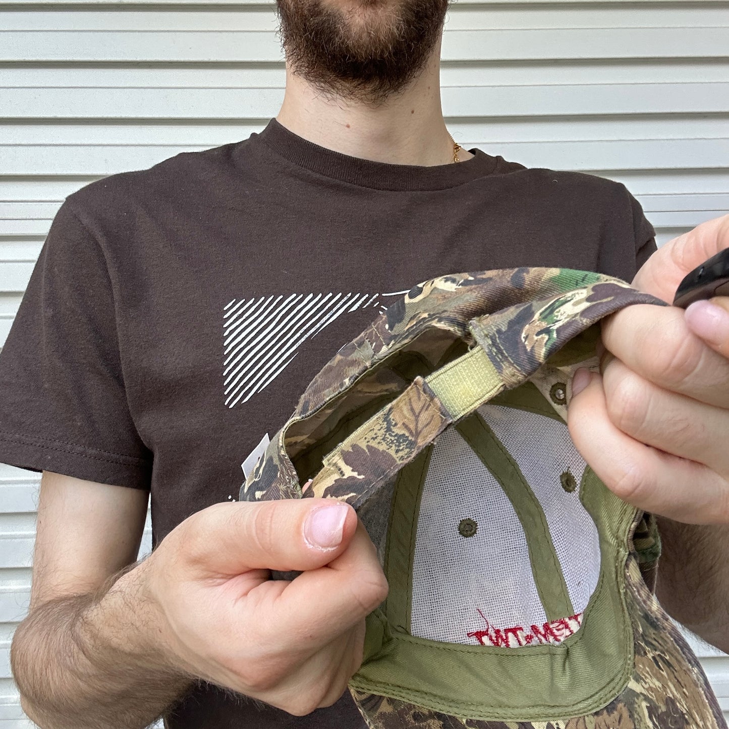 Vintage Systems Red Camo Cap