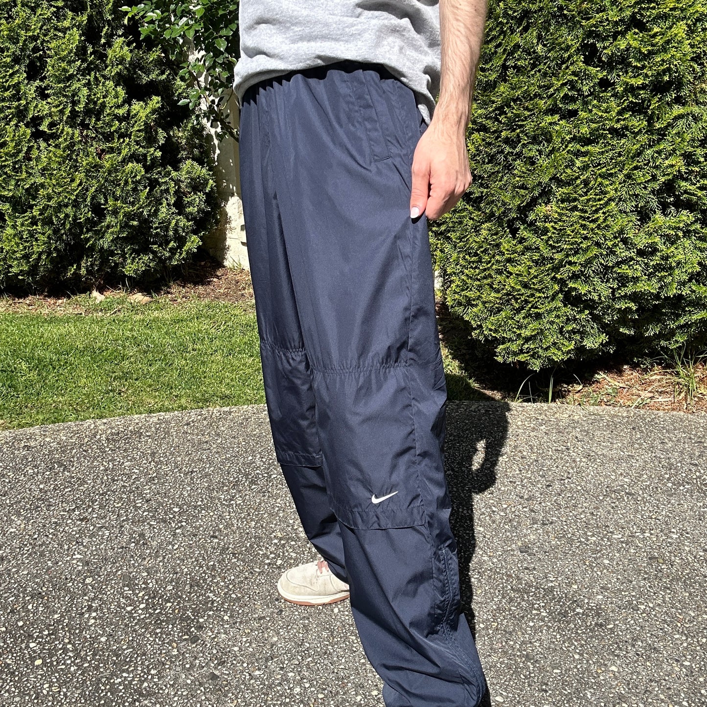 Vintage Navy NIke Track Pants - XL