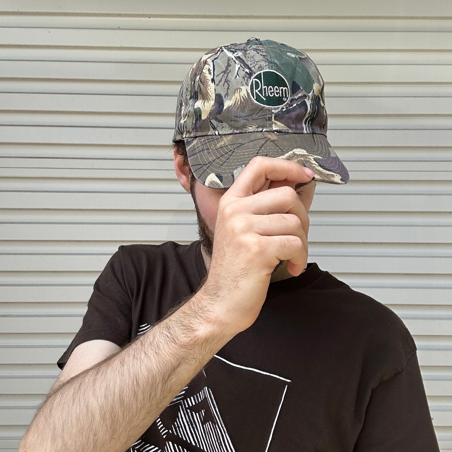 Vintage Rheem Realtree Camo Cap