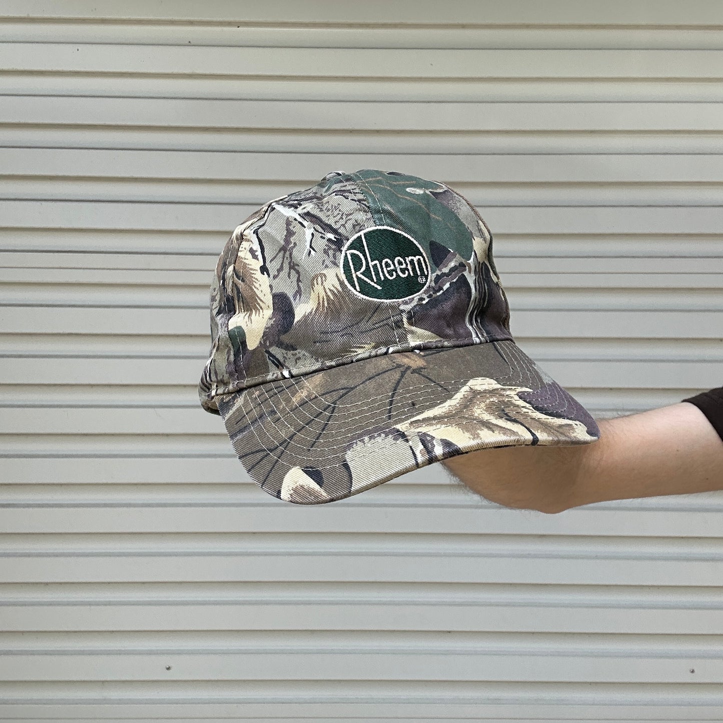 Vintage Rheem Realtree Camo Cap