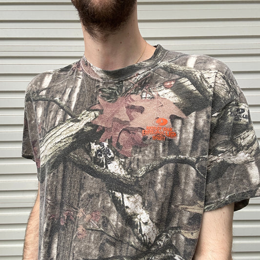 Vintage Mossy Oak Camo Tee - L