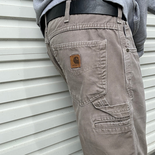 2000's Brown Carhartt Carpenter Pants -34