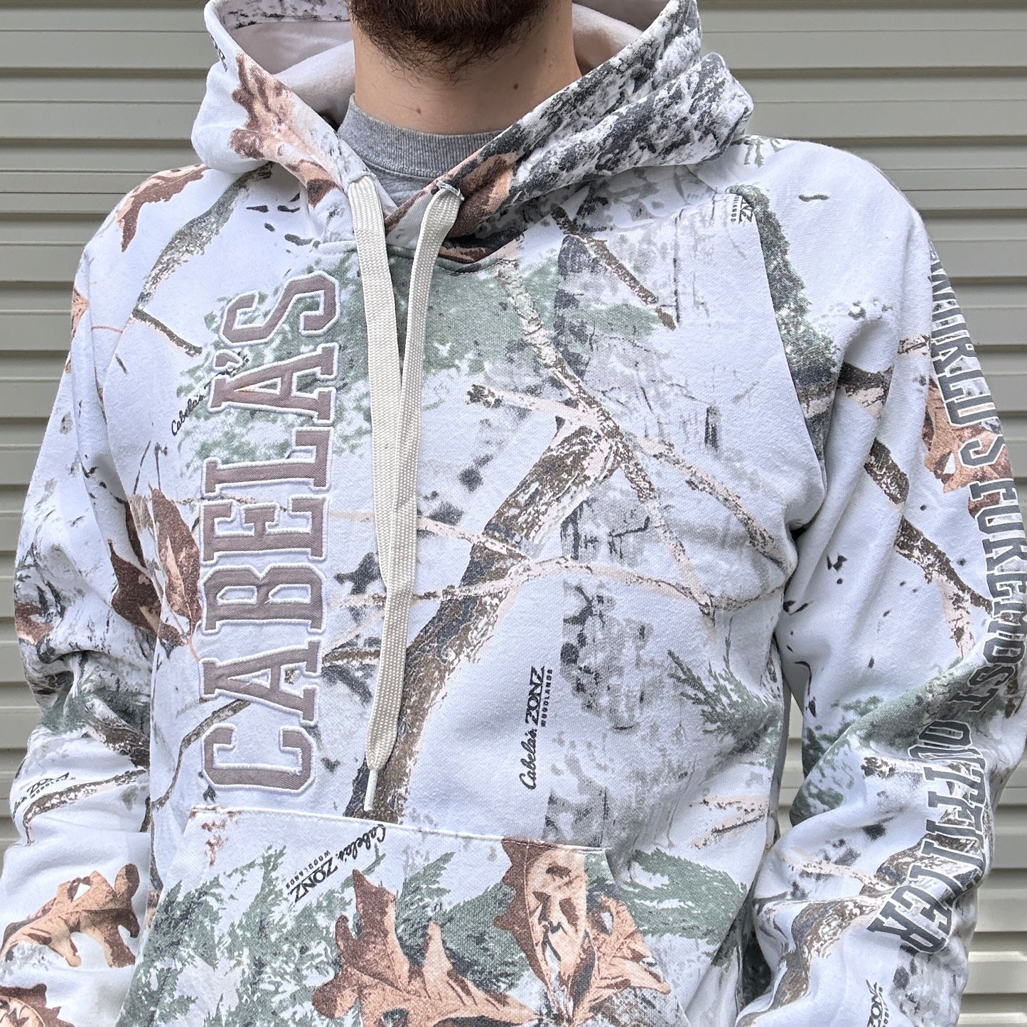 Vintage Cabela's Camo Hoodie - M