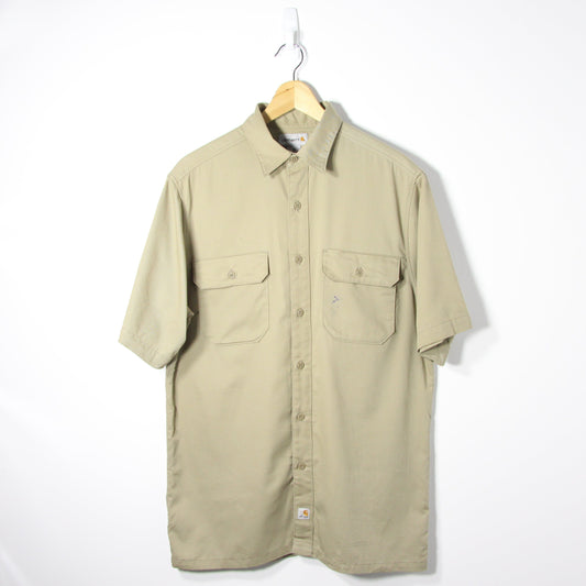 Vintage Carhartt Short Sleeve Button Up - M