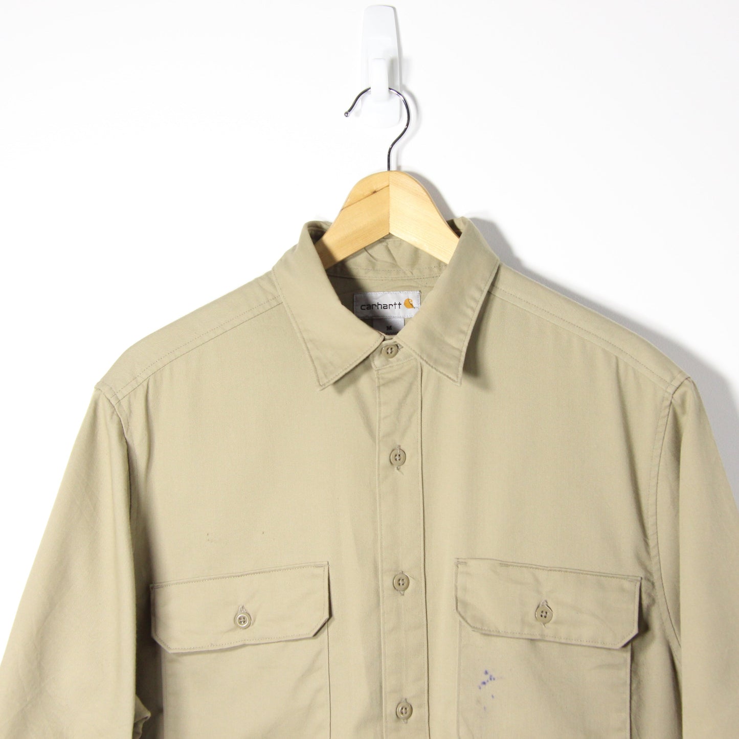 Vintage Carhartt Short Sleeve Button Up - M