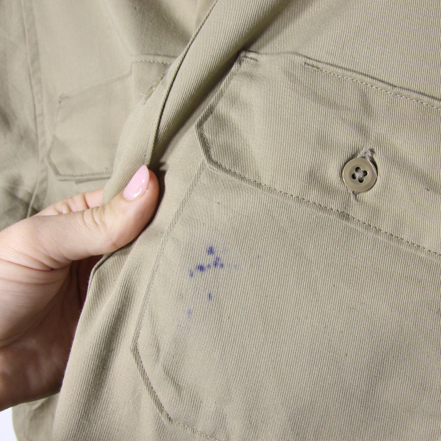 Vintage Carhartt Short Sleeve Button Up - M