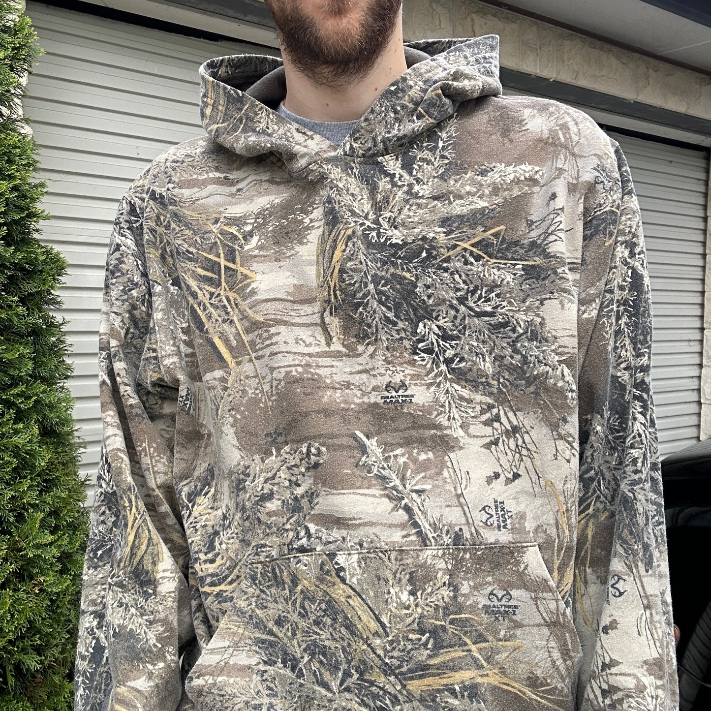 Vintage Realtree Camo Hoodie - L