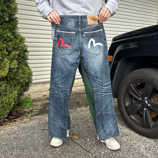 Vintage EVISU Denim Jeans - 28