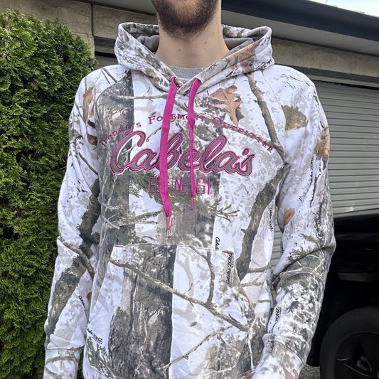 Vintage Cabela's Camo Hoodie - S