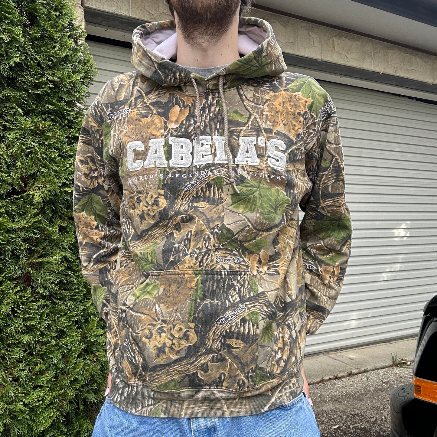 Vintage Cabela's Camo Hoodie - M